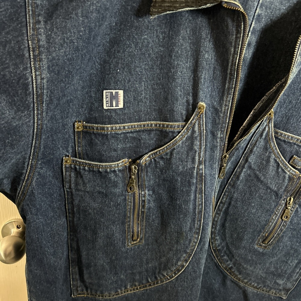 Vintage Trust by Monobaik Mens Denim Jacket And Jeans 42" Set Size XXL 2 piece - Picture 2 of 14